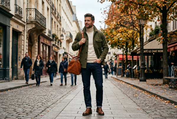 How to Style a Men's Shirt Jacket: Fit Guide, 6 Outfits & 3 Golden Rules