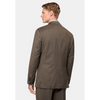 Tiavllya Business 2 Pieces Mens Coffee Suit Flat Notch Lapel Tuxedos For Wedding (Blazer+Pants)