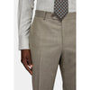 Tiavllya Business 2 Pieces Mens Khaki Suit Flat Notch Lapel Tuxedos For Wedding (Blazer+Pants)