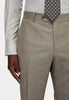 Tiavllya Business 2 Pieces Mens Khaki Suit Flat Notch Lapel Tuxedos For Wedding (Blazer+Pants)