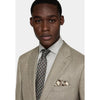 Tiavllya Business 2 Pieces Mens Khaki Suit Flat Notch Lapel Tuxedos For Wedding (Blazer+Pants)