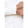 Tiavllya Business 2 Pieces Mens Suit Flat Notch Lapel Tuxedos (Blazer+Pants)