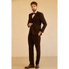 Tiavllya Business 3 Pieces Mens Suit Flat Notch Lapel Tuxedos (Blazer+vest+Pants)