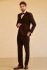 Tiavllya Business 3 Pieces Mens Suit Flat Notch Lapel Tuxedos (Blazer+vest+Pants)