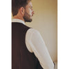 Tiavllya Business 3 Pieces Mens Suit Flat Notch Lapel Tuxedos (Blazer+vest+Pants)