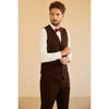 Tiavllya Business 3 Pieces Mens Suit Flat Notch Lapel Tuxedos (Blazer+vest+Pants)