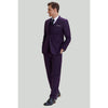 Tiavllya Business 3 Pieces Mens Suit Flat Notch Lapel Tuxedos (Blazer+vest+Pants)
