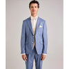 Tiavllya Business 3 Pieces Mens Suit Flat Notch Lapel Tuxedos (Blazer+vest+Pants)