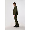 Tiavllya Business 3 Pieces Mens Suit Flat Notch Lapel Tuxedos (Blazer+vest+Pants)