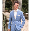 Tiavllya Business 3 Pieces Mens Suit Flat Notch Lapel Tuxedos (Blazer+vest+Pants)