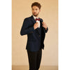 Tiavllya Business 3 Pieces Mens Suit Flat Peak Lapel Tuxedos (Blazer+vest+Pants)