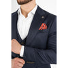 Tiavllya Business 3 Pieces Mens Suit Flat Peak Lapel Tuxedos (Blazer+vest+Pants)