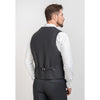 Tiavllya Business 3 Pieces Mens Suit Flat Peak Lapel Tuxedos (Blazer+vest+Pants)