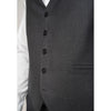 Tiavllya Business 3 Pieces Mens Suit Flat Peak Lapel Tuxedos (Blazer+vest+Pants)