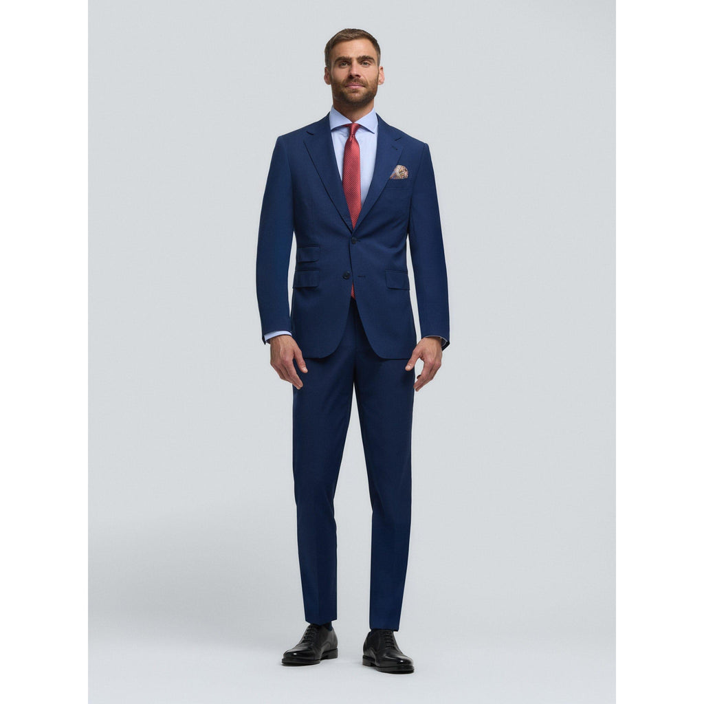 Tiavllya Formal Men's 2 Piece Navy Blue Suit For Prom Suit Navy / M