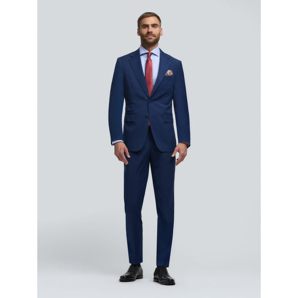 Tiavllya Business Men's 2 Pieces Mens Suit Notch Lapel Linen For Wedding (Blazer+Pants)