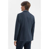 Tiavllya Business Men's Light Navy 3 Pieces Mens Suit Notch Lapel Flat Tuxedos (Blazer+vest+Pants)