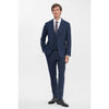 Tiavllya Business Men's Navy 3 Pieces Mens Suit Notch Lapel Flat Tuxedos (Blazer+vest+Pants)