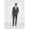 Tiavllya Casual 2 Pieces Mens Hunt Green Suit Flat Notch Lapel Tuxedos For Wedding (Blazer+Pants)
