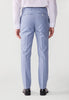 Tiavllya Casual 2 Pieces Mens Light Blue Suit Flat Notch Lapel Tuxedos For Wedding (Blazer+Pants)