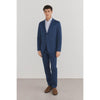 Tiavllya Casual 2 Pieces Mens Suit Flat Notch Lapel Tuxedos For Wedding (Blazer+Pants)
