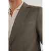 Tiavllya Casual 2 Pieces Mens Suit Flat Notch Lapel Tuxedos For Wedding (Blazer+Pants)