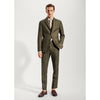 Tiavllya Casual 2 Pieces Mens Suit Flat Notch Lapel Tuxedos For Wedding (Blazer+Pants)