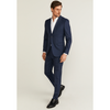 Tiavllya Casual 2 Pieces Mens Suit Flat Notch Lapel Tuxedos For Wedding (Blazer+Pants)