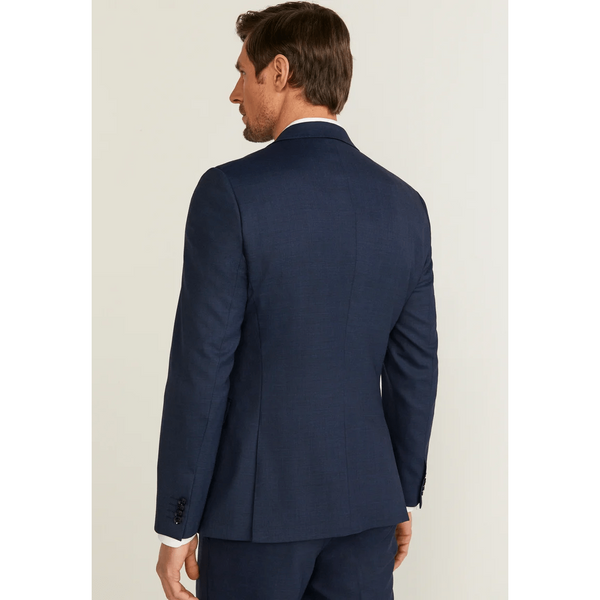 Tiavllya Casual 2 Pieces Mens Suit Flat Notch Lapel Tuxedos For Wedding (Blazer+Pants)