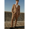 Tiavllya Casual 2 Pieces Mens Suit Flat Notch Lapel Tuxedos For Wedding (Blazer+Pants)