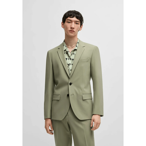 Tiavllya Casual 2 Pieces Mens Suit Flat Notch Lapel Tuxedos For Wedding (Blazer+Pants)