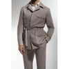 Tiavllya Casual 2 Pieces Mens Suit Flat Notch Lapel Tuxedos For Wedding (Blazer+Pants)