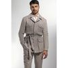Tiavllya Casual 2 Pieces Mens Suit Flat Notch Lapel Tuxedos For Wedding (Blazer+Pants)