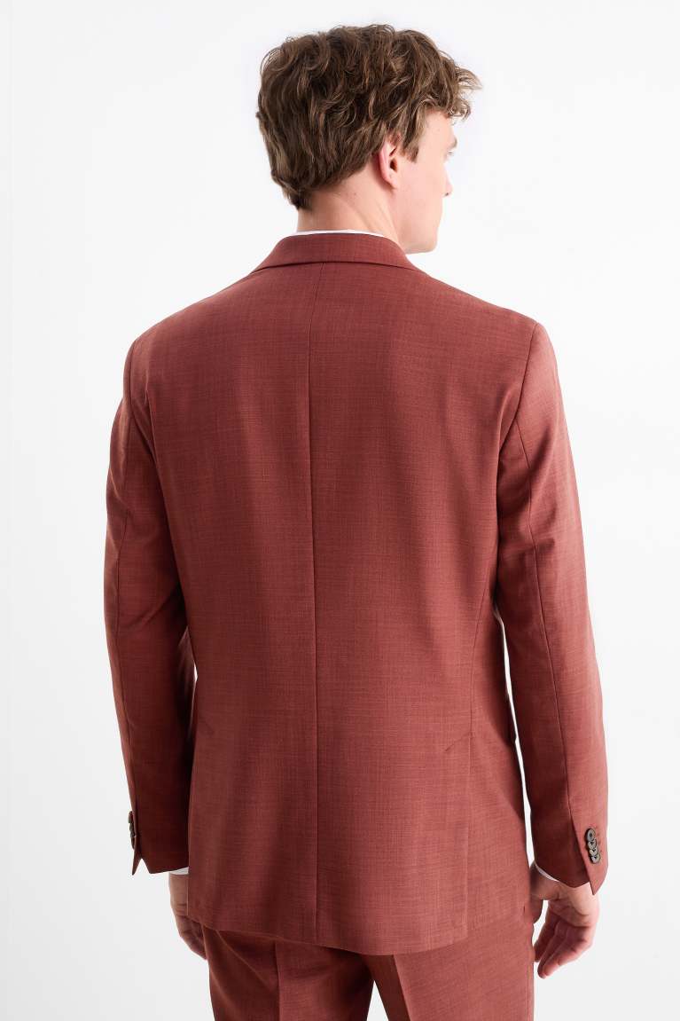 Tiavllya Casual 2 Pieces Mens Suit Flat Notch Lapel Tuxedos For Wedding (Blazer+Pants)