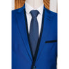 Tiavllya Casual 2 Pieces Mens Suit Flat Notch Lapel Tuxedos For Wedding (Blazer+Pants)