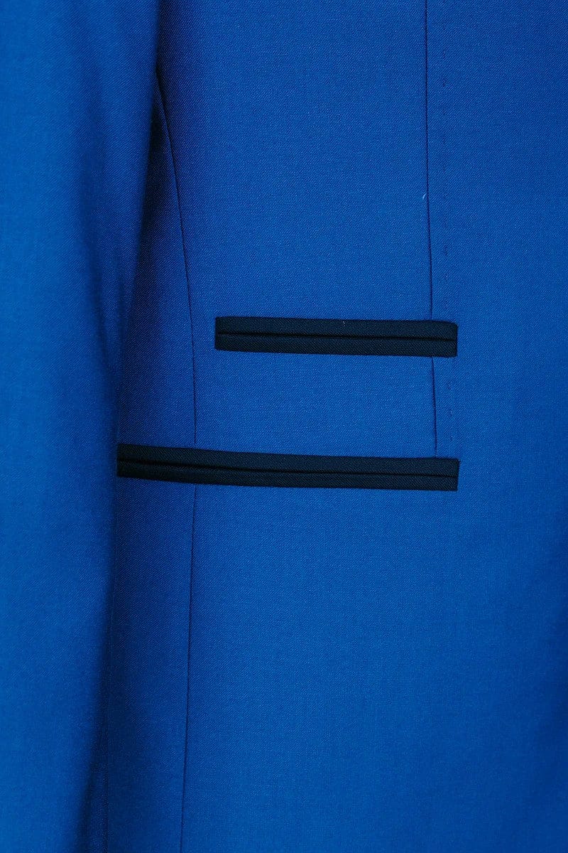 Tiavllya Casual 2 Pieces Mens Suit Flat Notch Lapel Tuxedos For Wedding (Blazer+Pants)