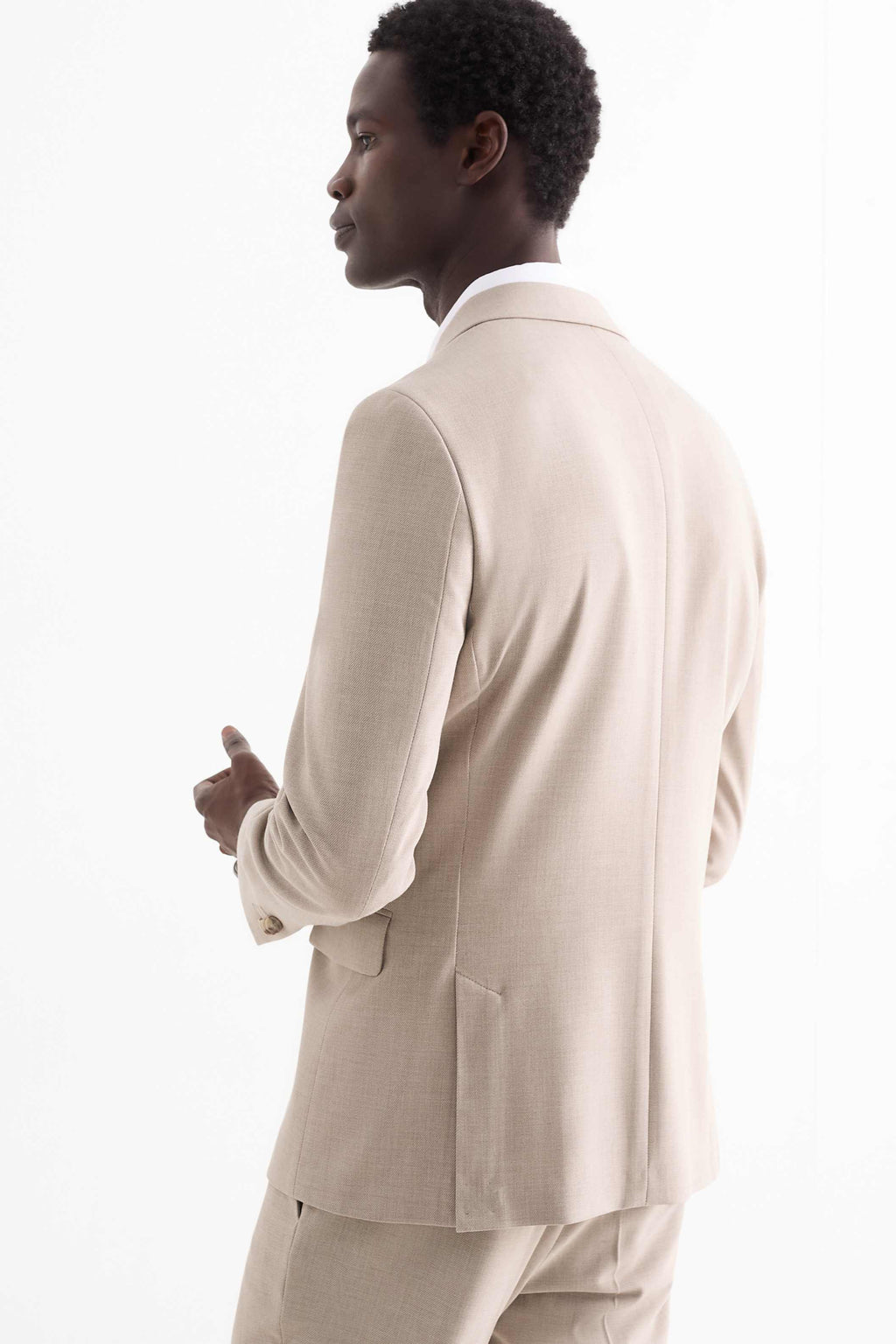 Tiavllya Casual 2 Pieces Mens Suit Flat Notch Lapel Tuxedos For Wedding (Blazer+Pants)