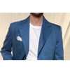 Tiavllya Casual 2 Pieces Mens Suit Flat Peak Lapel Tuxedos For Wedding (Blazer+Pants)