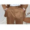 Tiavllya Casual 2 Pieces Mens Suit Flat Peak Lapel Tuxedos For Wedding (Blazer+Pants)