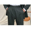 Tiavllya Casual 2 Pieces Mens Suit Flat Peak Lapel Tuxedos For Wedding (Blazer+Pants)
