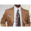 Tiavllya Casual 2 Pieces Mens Suit Flat Peak Lapel Tuxedos For Wedding (Blazer+Pants)