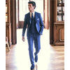 Tiavllya Casual 3 Pieces Mens Suit Flat Notch Lapel Suit(Blazer+Vest+ Pant)