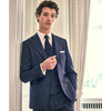 Tiavllya Casual 3 Pieces Mens Suit Flat Notch Lapel Suit(Blazer+Vest+ Pant)