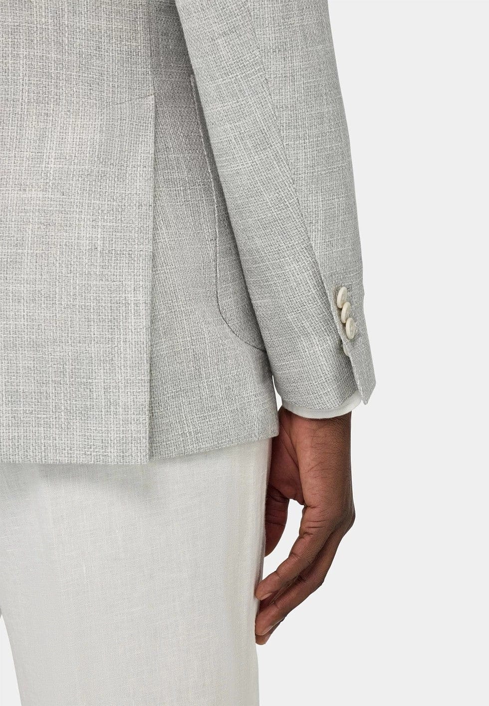 Tiavllya Casual Men's 2 Pieces Mens Blazer Notch Lapel Linen For Wedding