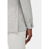 Tiavllya Casual Men's 2 Pieces Mens Blazer Notch Lapel Linen For Wedding