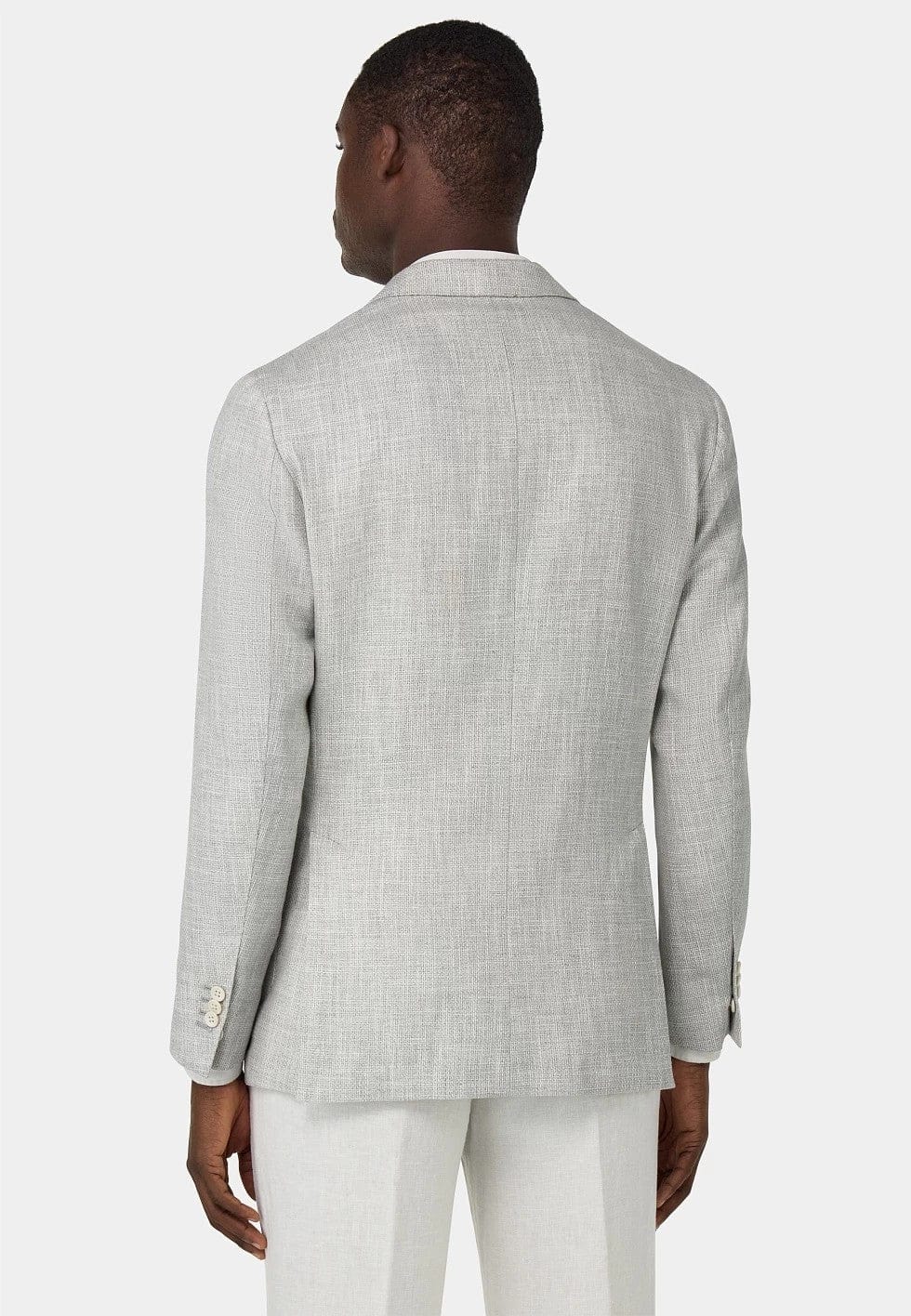 Tiavllya Casual Men's 2 Pieces Mens Blazer Notch Lapel Linen For Wedding