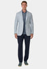 Tiavllya Casual Men's 2 Pieces Mens Blazer Notch Lapel Linen For Wedding