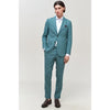 Tiavllya Casual Men's 2 Pieces Mens Suit Notch Lapel Linen For Wedding (Blazer+Pants)