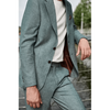 Tiavllya Casual Men's 2 Pieces Mens Suit Notch Lapel Linen For Wedding (Blazer+Pants)