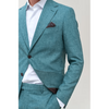 Tiavllya Casual Men's 2 Pieces Mens Suit Notch Lapel Linen For Wedding (Blazer+Pants)